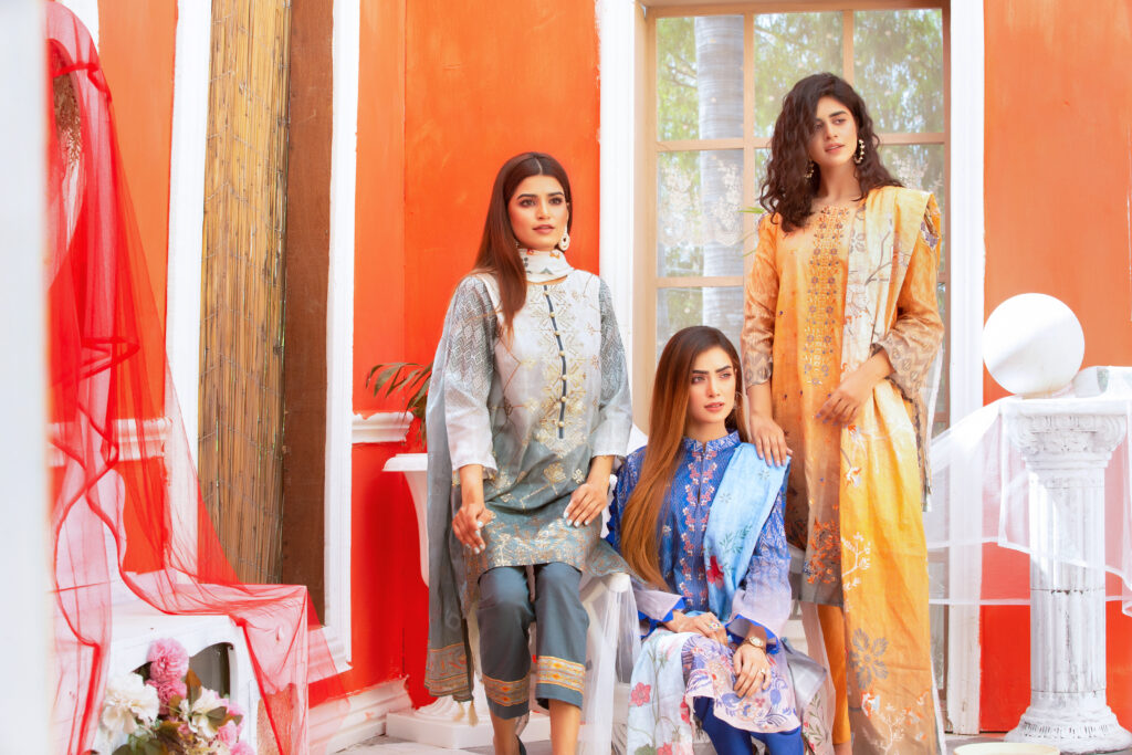 Designer kurtis from wholesale clothing suppliers in India.